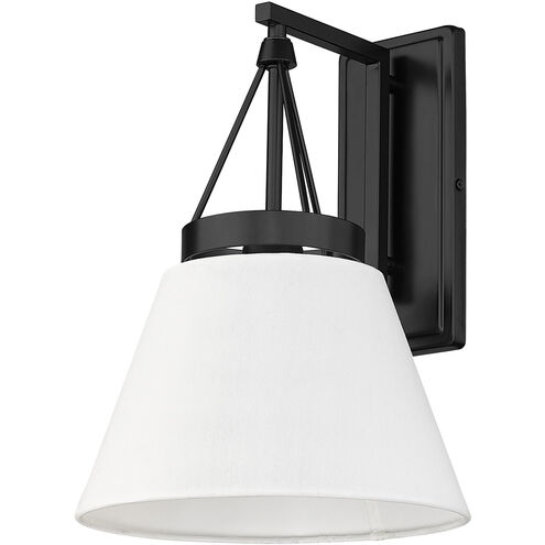 Penn 1 Light 11 inch Matte Black Wall Sconce Wall Light